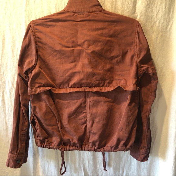 Rails like new utility jacket dusty mulberry wine color snaps and zipper XS - Picture 6 of 11